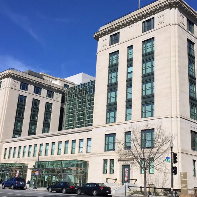 A photograph of the U.S. General Services Administration headquarters building in Washington D.C.