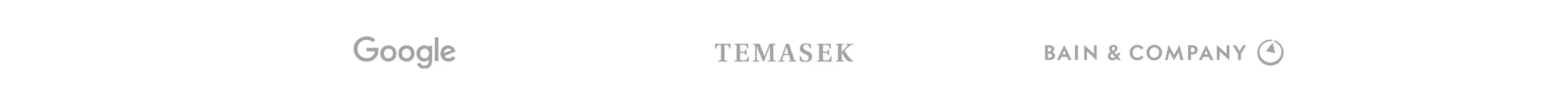 Google, Temasek, Bain & Company Logo