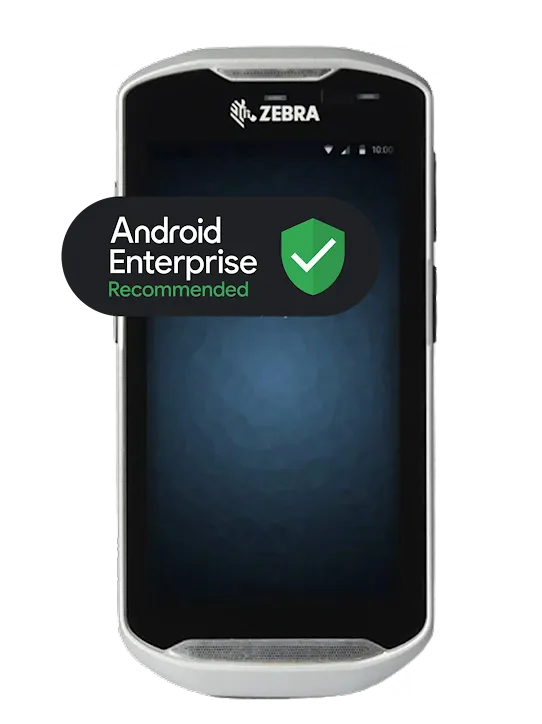 Zebra TC56 with Android Enterprise Recommended Badge