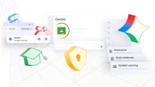 Gemini iconography featuring different education use cases