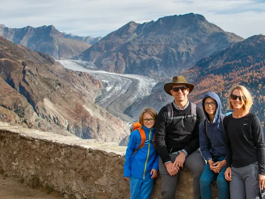 The Deans family on their travels