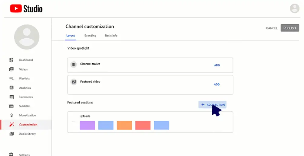 Channel sections image