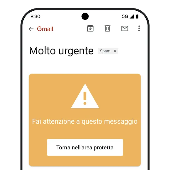 Immagine relativa al phishing su Gmail
