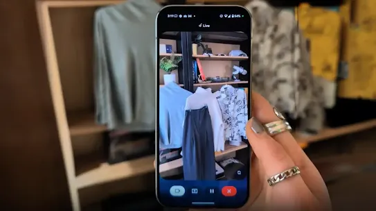 Talk to Gemini about what you see.