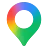 The Google Maps logo, a multicolored pin with a gray circle in the middle.