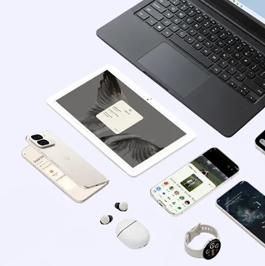 A visual showing the compatibility of Android systems on multiple OS devices