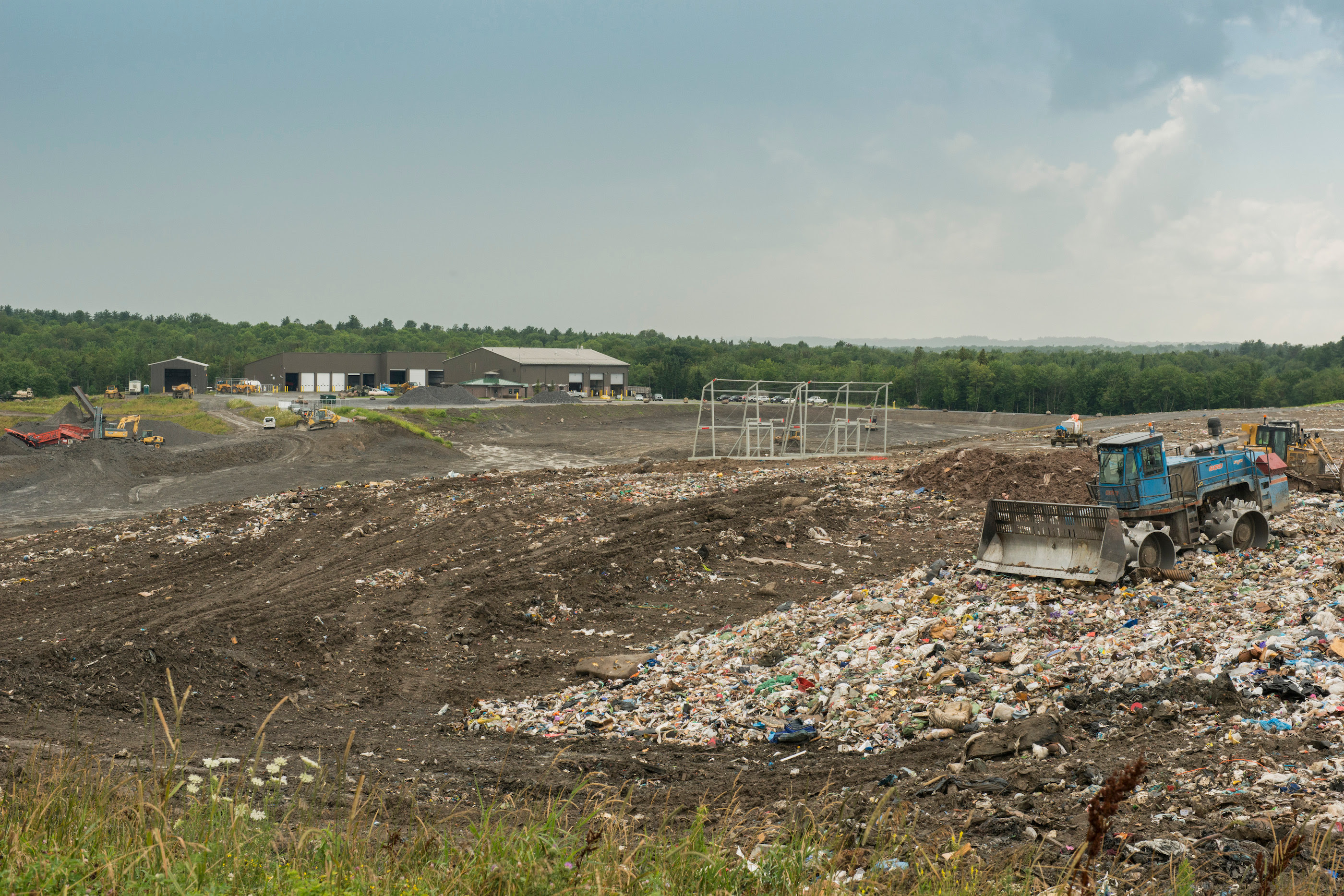 Oneida-Herkimer Regional Landfill in New York, one of Google’s carbon offset project partners