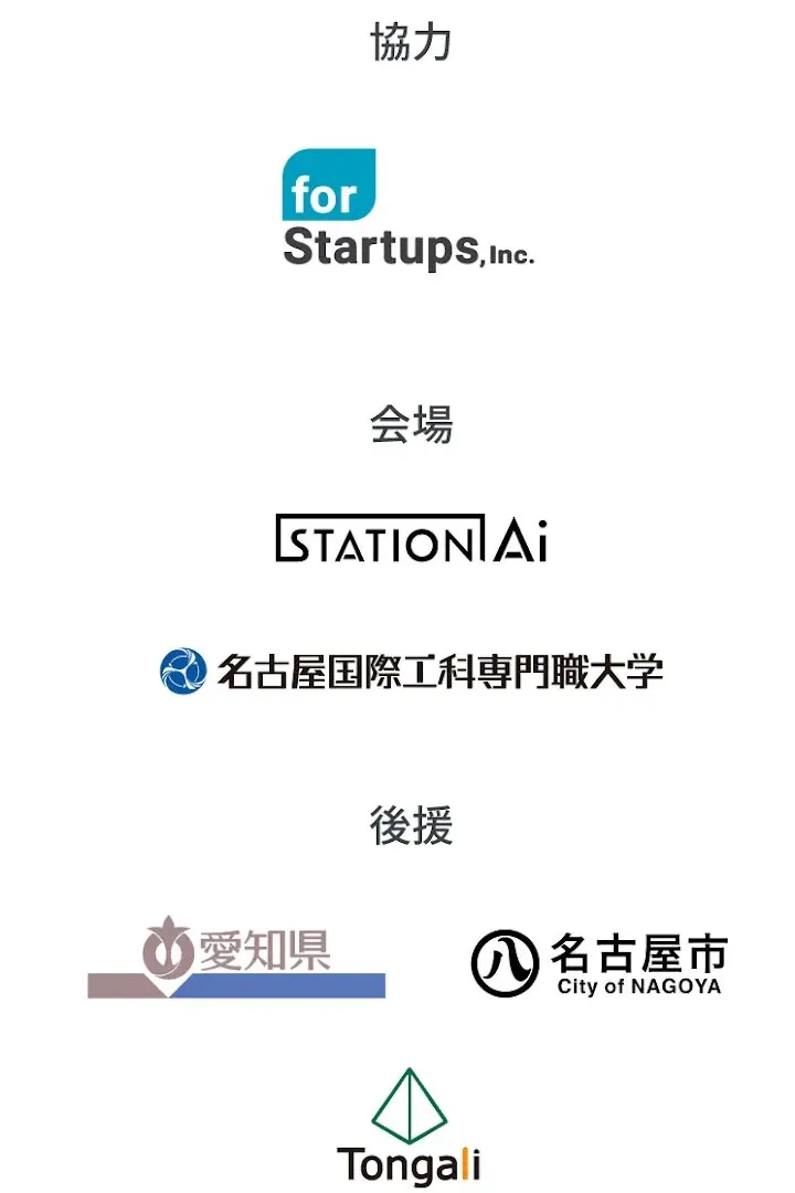 Collaborater, Venue, Supporter logos