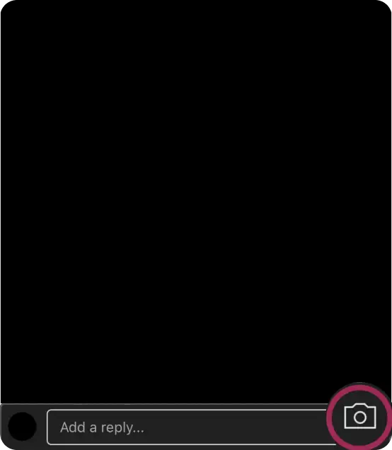 Shorts tap the camera icon image