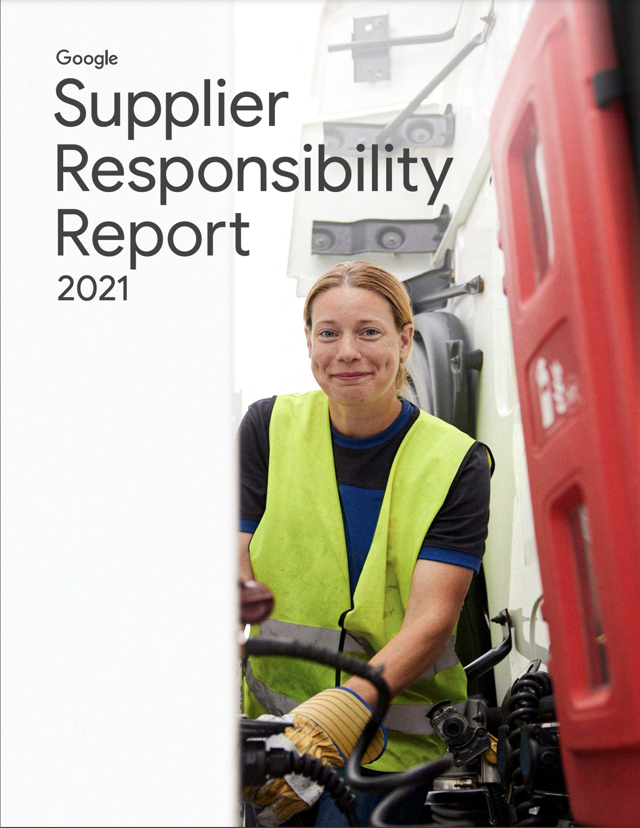 Cover image of the 2021 Responsible Supply Chain Report