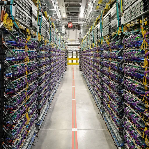 Server room at Intersect Power LLC