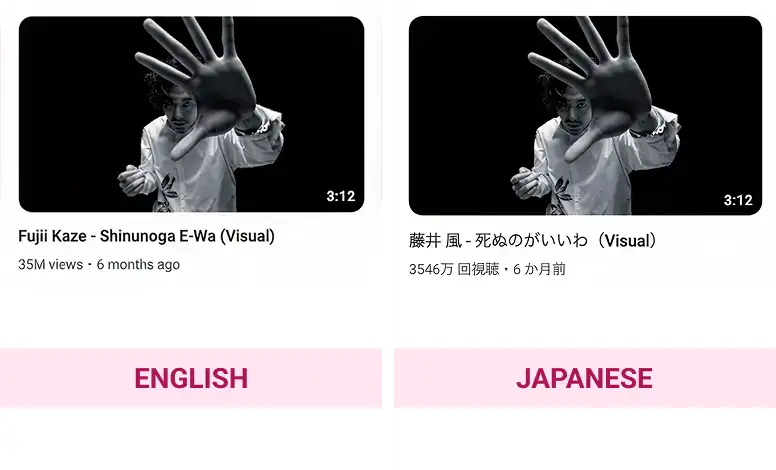 Translate video titles and descriptions