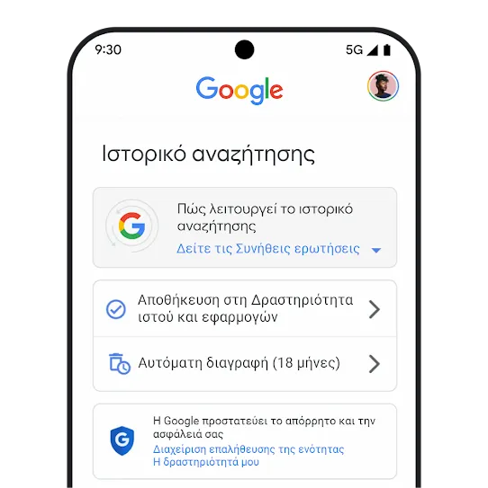 Γραφικό ιστορικού αναζήτησης