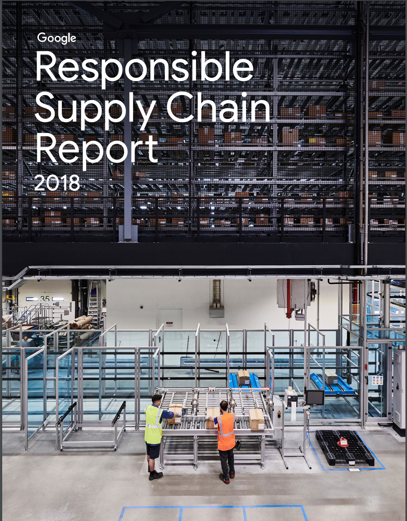 Cover image of the 2018 Responsible Supply Chain Report