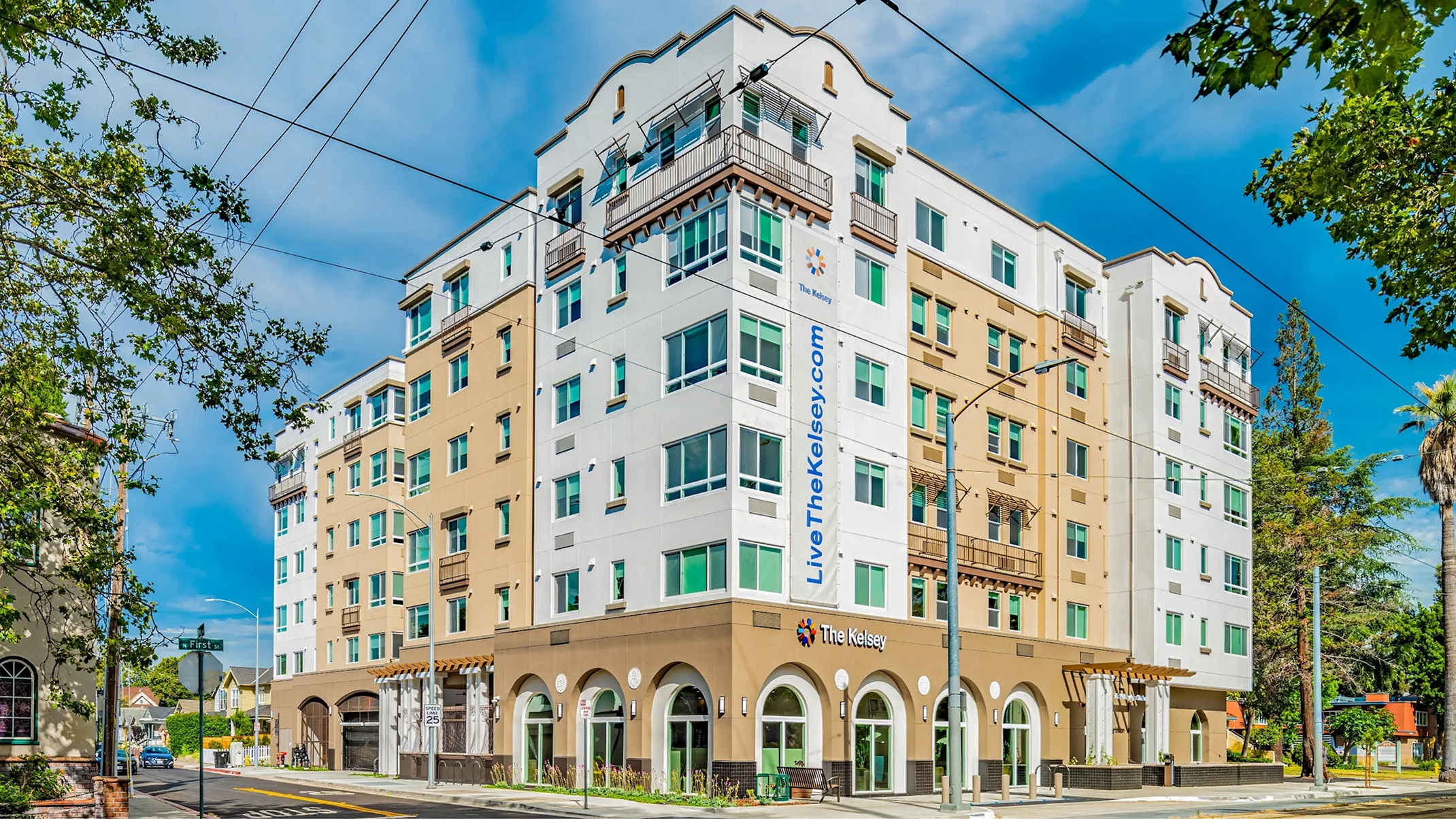 The Kelsey Ayer Station offers affordable homes in the heart of San José. 
