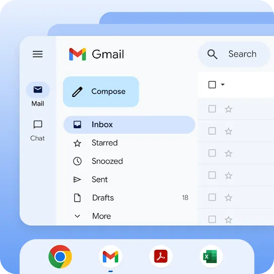 Work freely across all your apps
