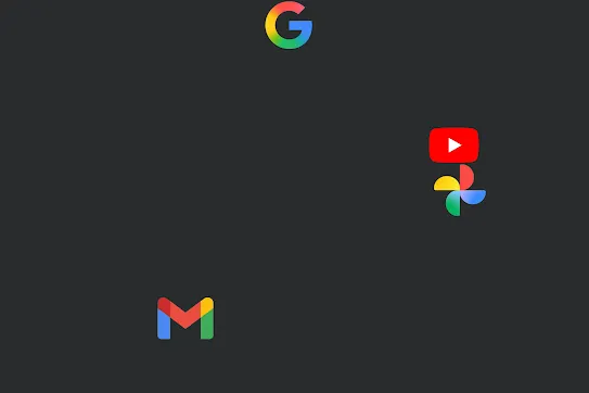 Diferentes iconos de Google alrededor del título "Inteligencia Personalizada".