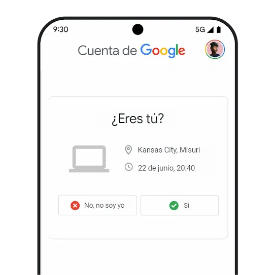 Imagen de detección de actividad sospechosa