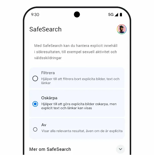 Bild av SafeSearch