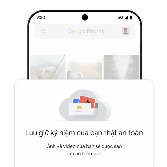 Ảnh minh hoạ tính năng sao lưu