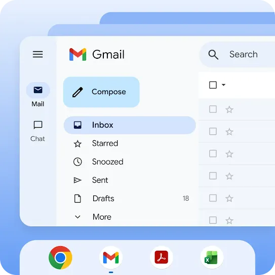 Work freely across all your apps