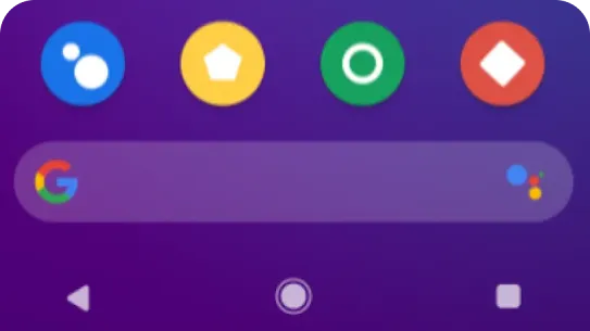Android search bar on phone