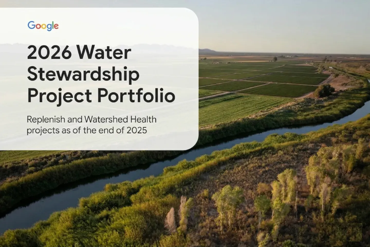 2026 Water Stewardship Project Portfolio