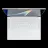 Googlebook laptop open, viewed from above, showing the keyboard and rainbow-gradient display.