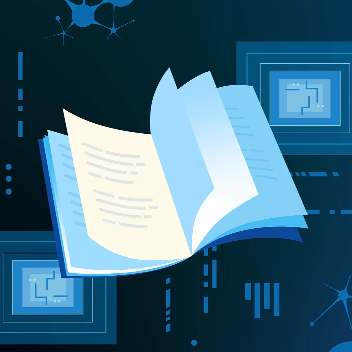 Hero image of education and AI