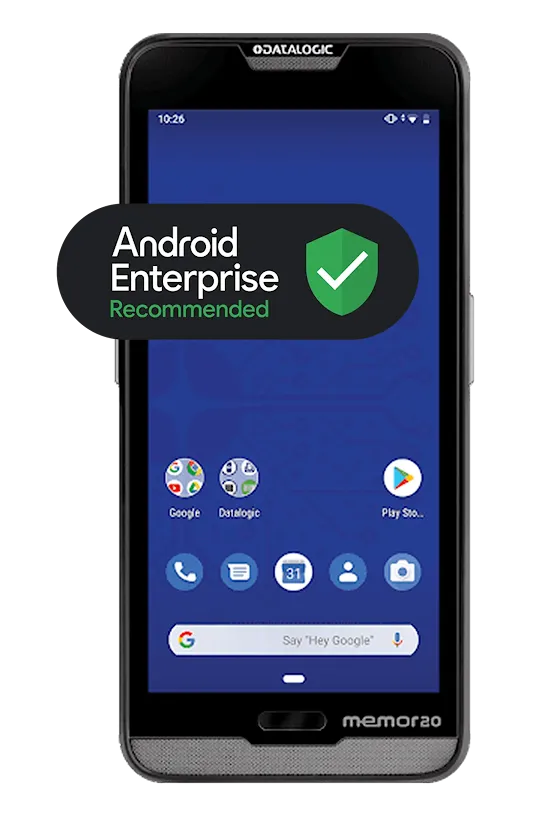 Data Logic Memor 20 with Android Enterprise Recommended Badge