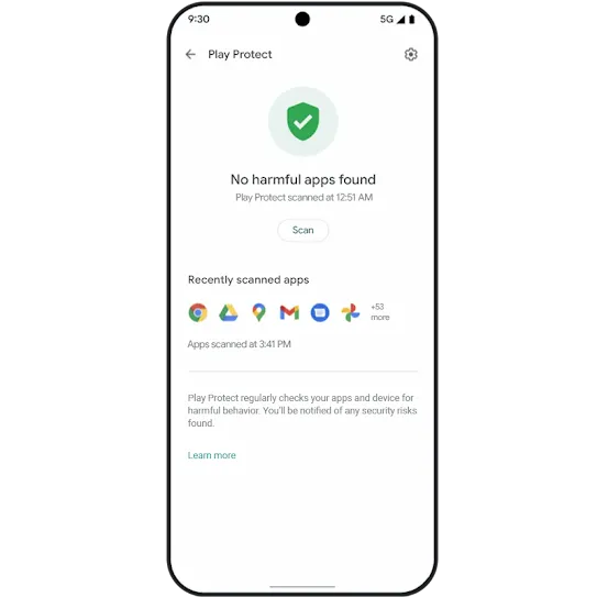 Google Play Protect graphic