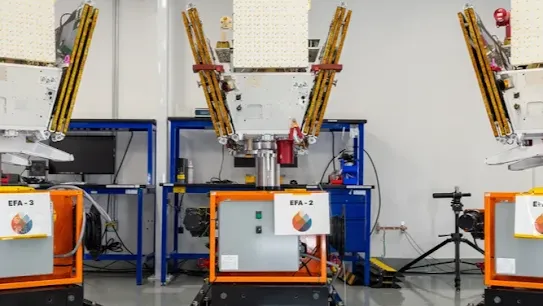 Three FireSat satellites