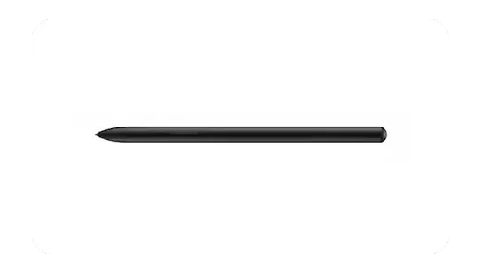 A black Galaxy S9 Series S Pen displayed on screen with pricing details to shop now.