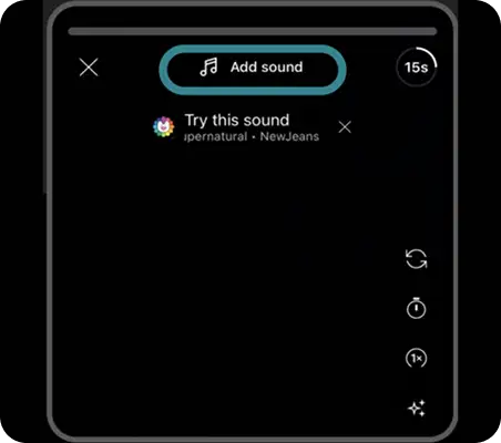 Add music to your shorts image