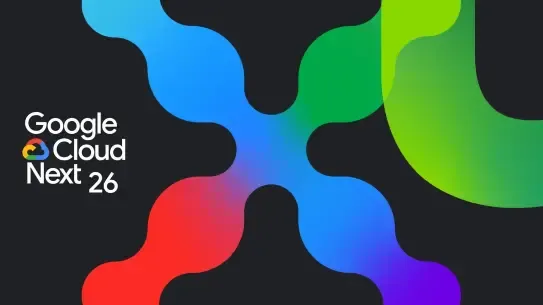 Google Cloud Next 26 icon with multicolored background