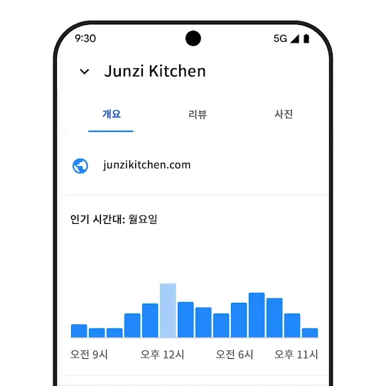익명 처리된 데이터를 보여주는 휴대전화입니다.