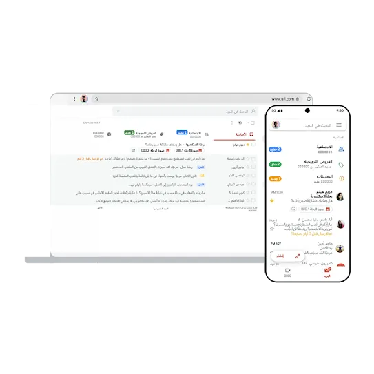 ‫Gmail على أجهزة الكمبيوتر المكتبي والأجهزة الجوّالة