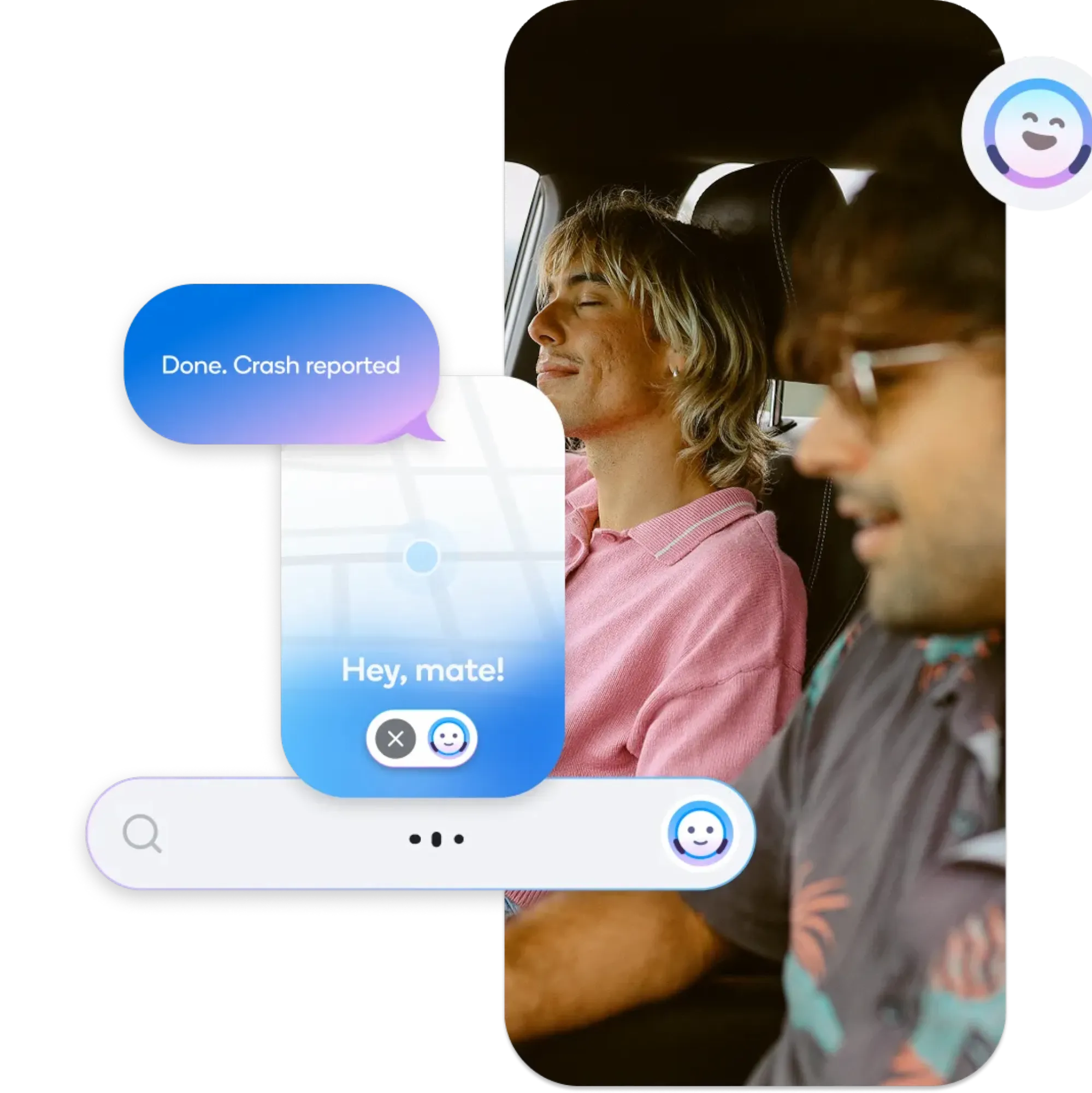 Waze Map Mate Google Gemini AI voice interface for hands-free traffic reporting and live map updates