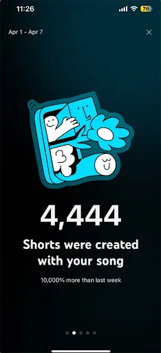 Artist Data Stories Tab image