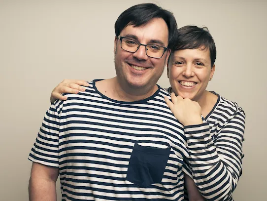 Co-founders of Recetas de rechupete and husband & wife duo: Alfonso López Alonso and Jimena Catalina Gayo
