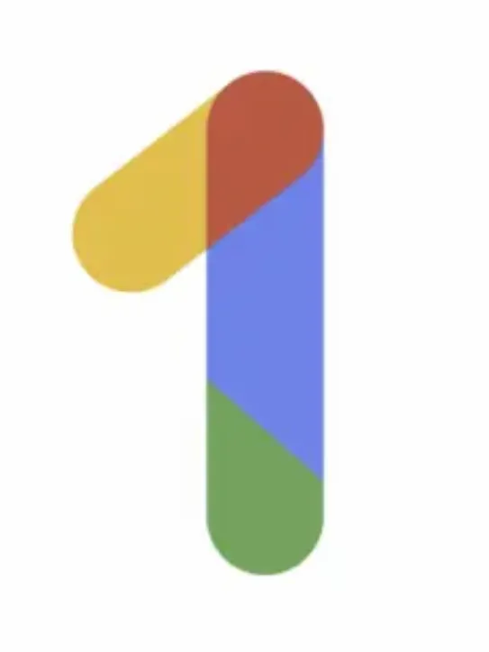 The number one in google colors: yellow, red, blue ,and  green