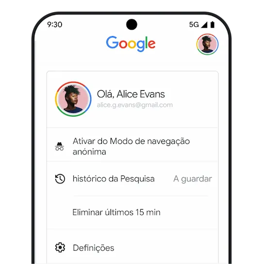 Imagem de Eliminar o histórico recente