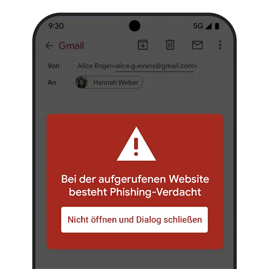 Grafik – Safe Browsing in Gmail