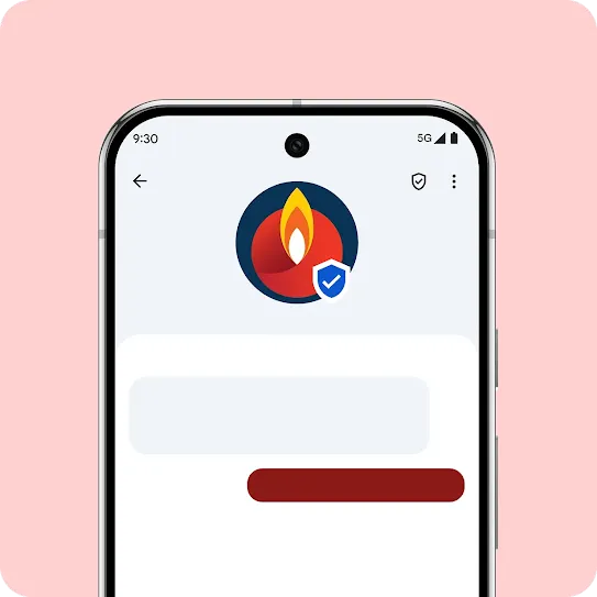 Bandhan AMC logo on a smart phone screen