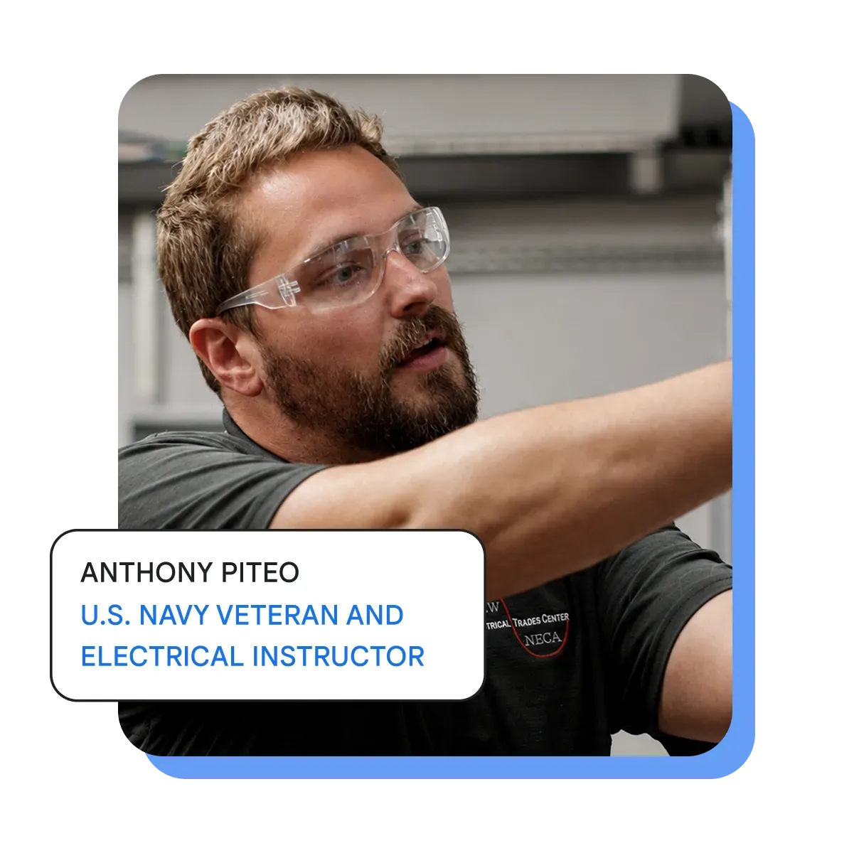 Anthony Piteo, U.S. Navy Veteran and Electrical Instructor