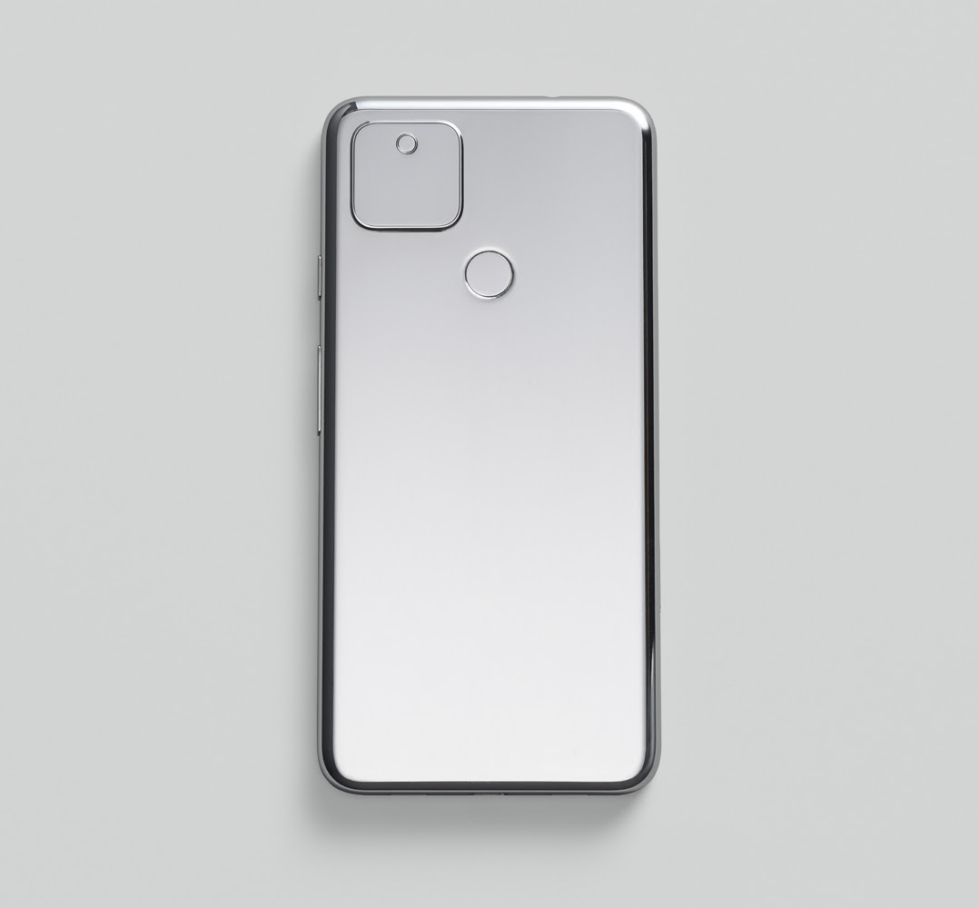 Image of the back of a Google Pixel 5 device