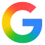 The Google logo, a capital “G” in red, yellow, green and blue.