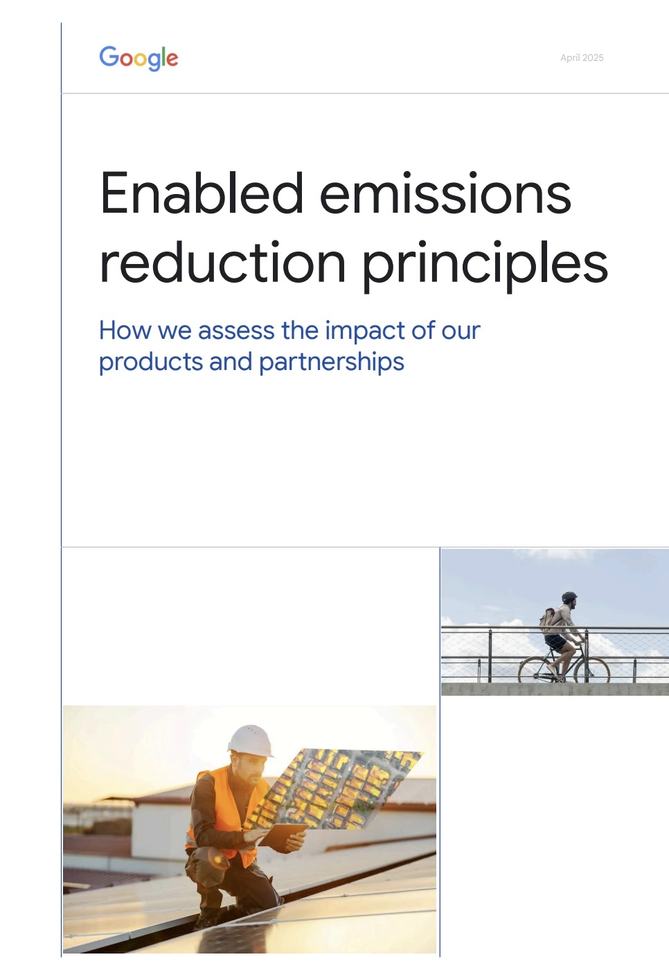 Cover image of Google’s Impact Reduction Principles