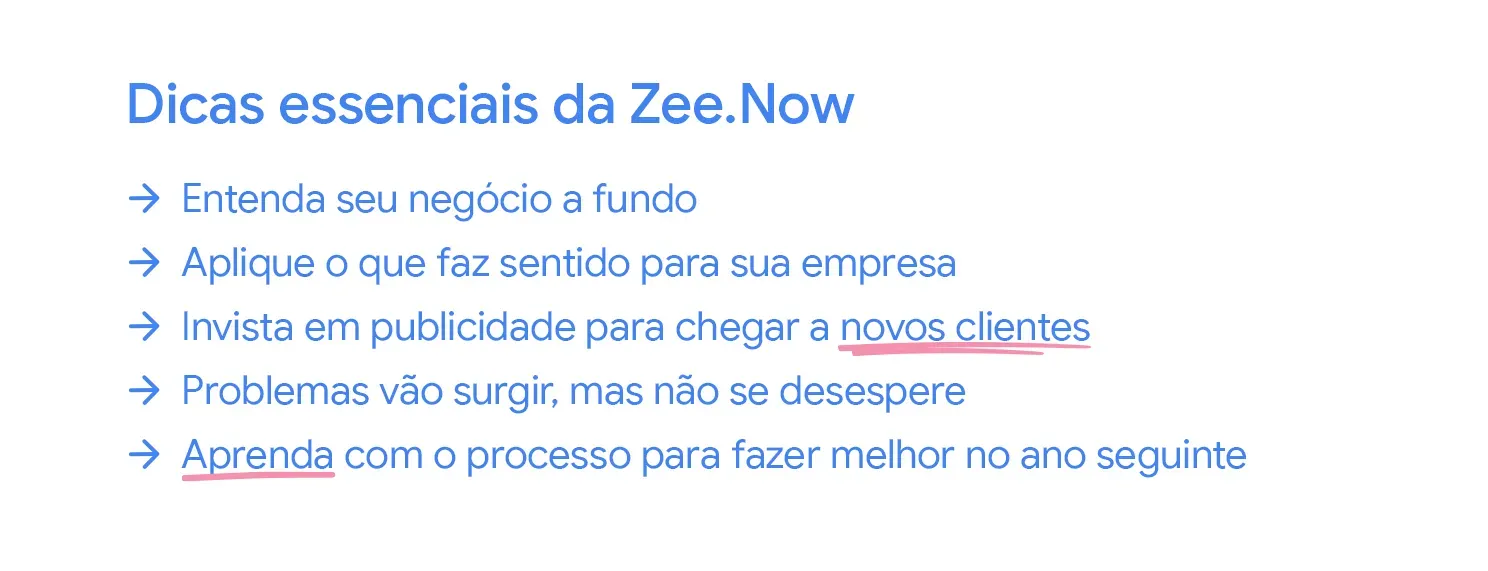 Tips from Zee.Now