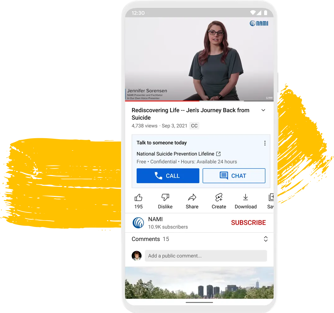 Connecting people in crisis with live help